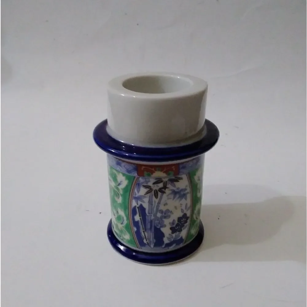 ⬇️⬇️⬇️Hand-painted Candle Holder by CCC Japan